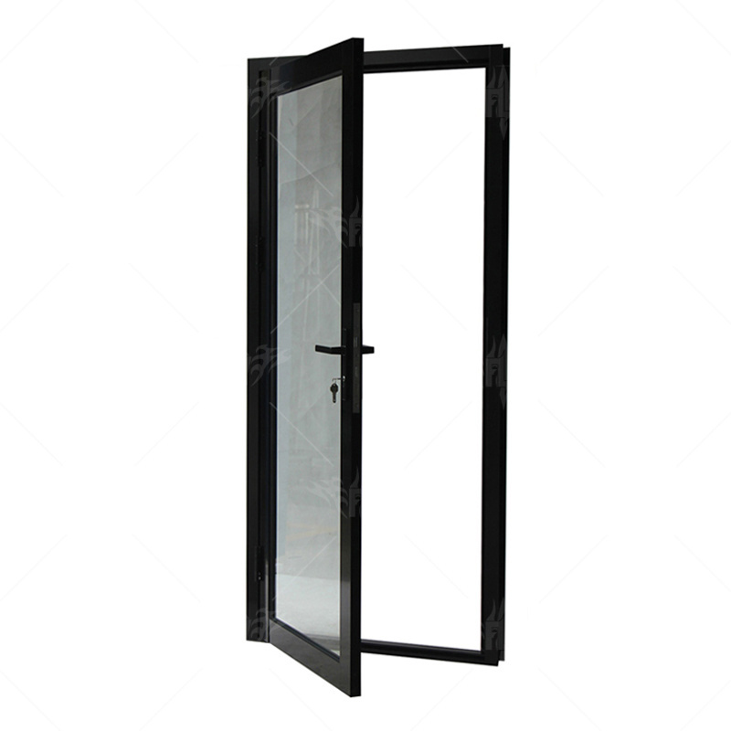 Glass casement doors aluminium frame for strong corrosion exquisite workmanship superior quality and good price