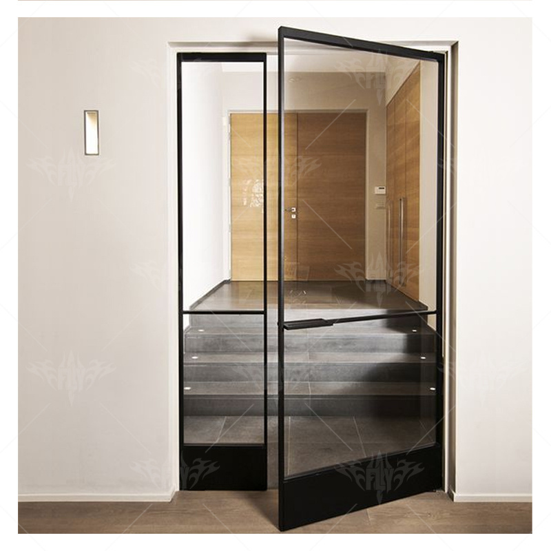 Glass casement doors aluminium frame for strong corrosion exquisite workmanship superior quality and good price