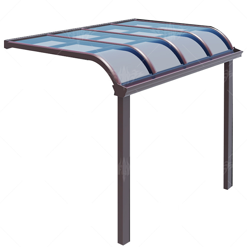 Hot Selling Blacony Patio Self-supporting Pergola Polycarbonate Covers Aluminum Carport Awnings Cranked Arms Retractable Awning