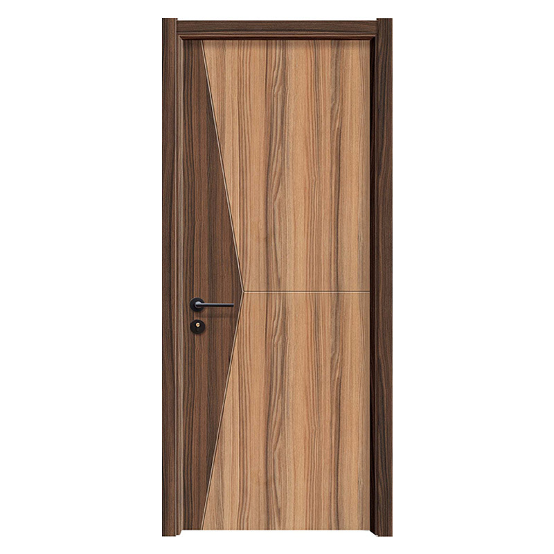 Black Fancy Composite MDF Laminate Interior Entry Flush Door