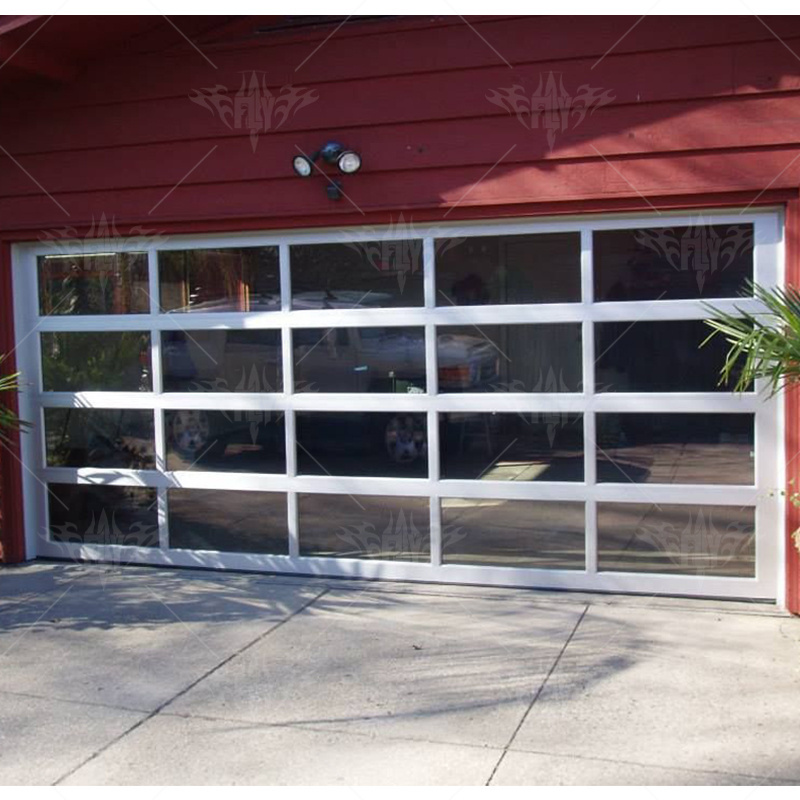 Modern Automatic Aluminum Frame Insulated Glass Garage Door Hot Sale plexiglass garage doors prices