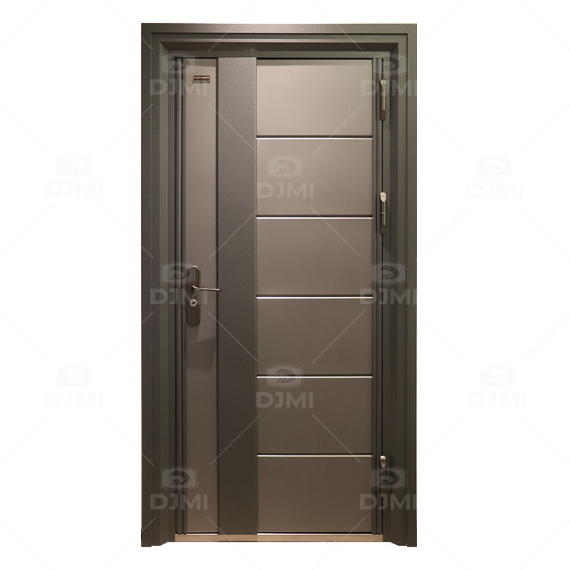 Korean Modern Style  Stainless Steel Exterior Main Entrance House Door Design