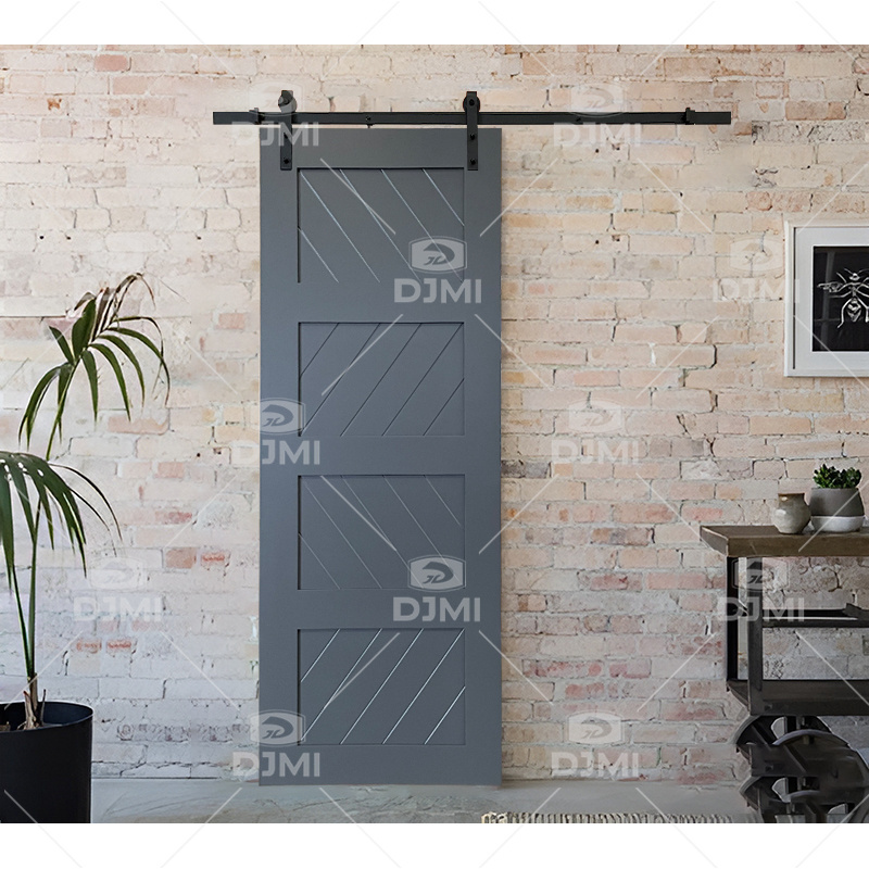 Solid Wood Soundproof Interior barn door Sliding Doors With Hardware Kit