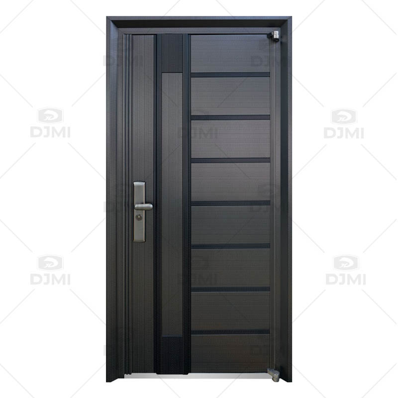 Korean Modern Style  Stainless Steel Exterior Main Entrance House Door Design