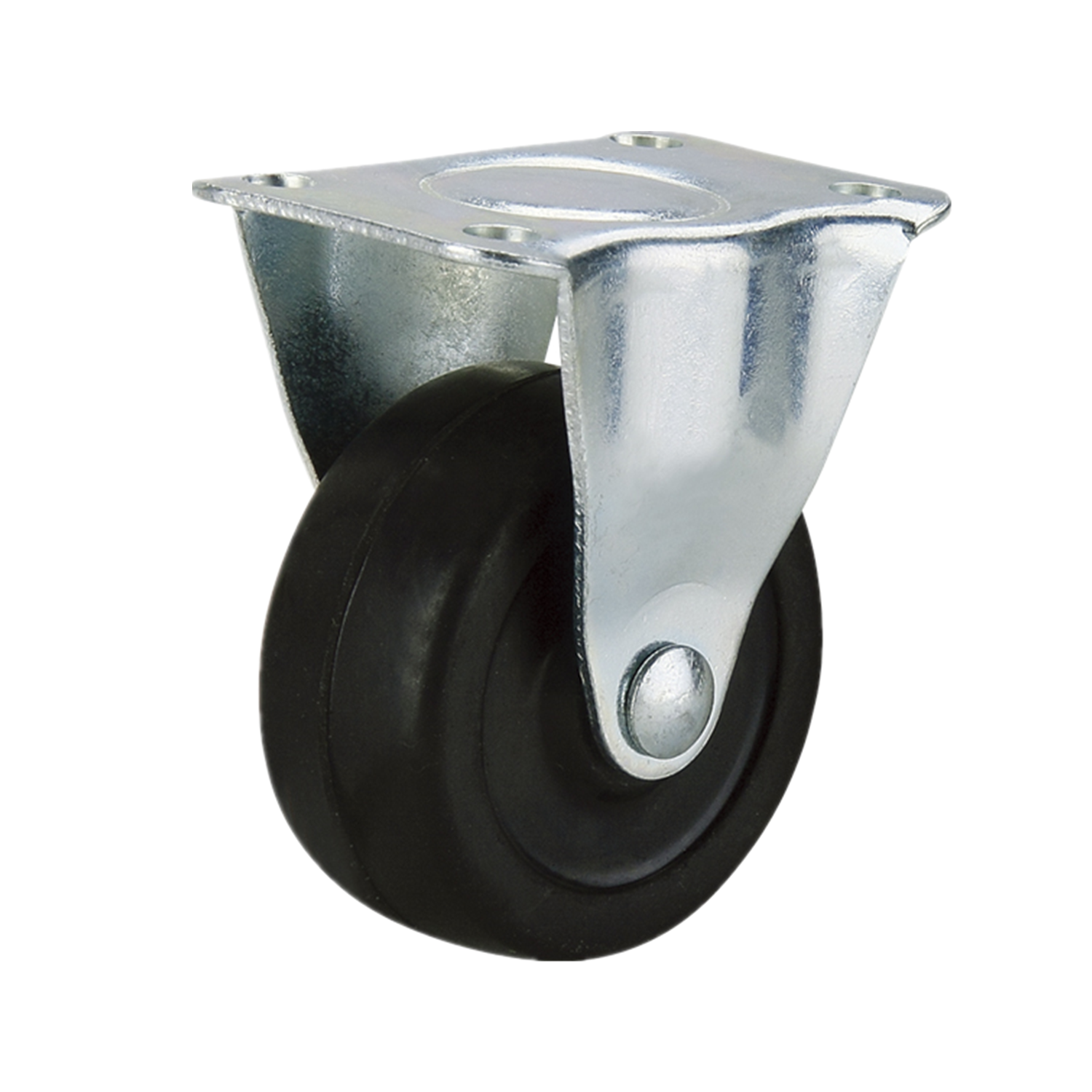 Light Duty 2 Inch Swivel Black Rubber caster wheel for furniture