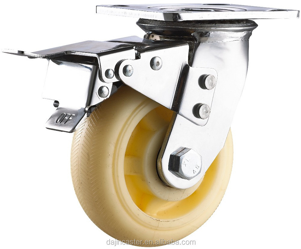 Factory Supplier 6 Inch Heavy Loading Nylon Industrial Caster Wheels