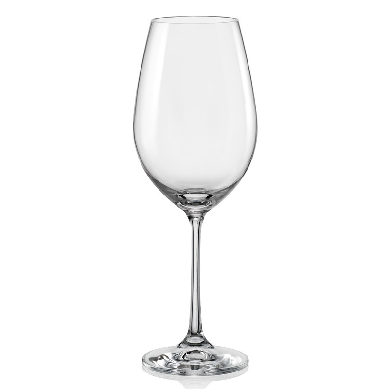 wholesale cheap stock 450ML high quality wedding gift clear crystal wine glass