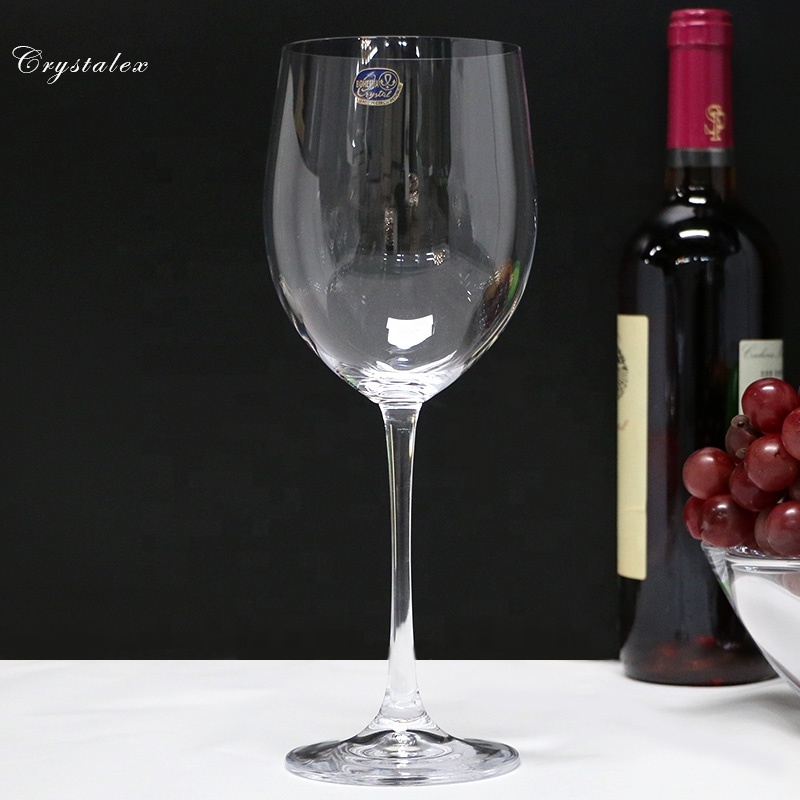 High quality Handmade Lead Free Crystal Glass Clear Wine Glass Drinking Red Wine Glass Goblet