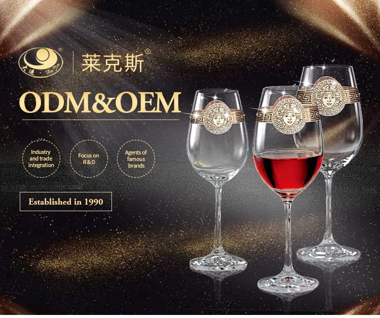 High quality Handmade Lead Free Crystal Glass Clear Wine Glass Drinking Red Wine Glass Goblet