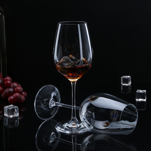 wholesale cheap stock 450ML high quality wedding gift clear crystal wine glass