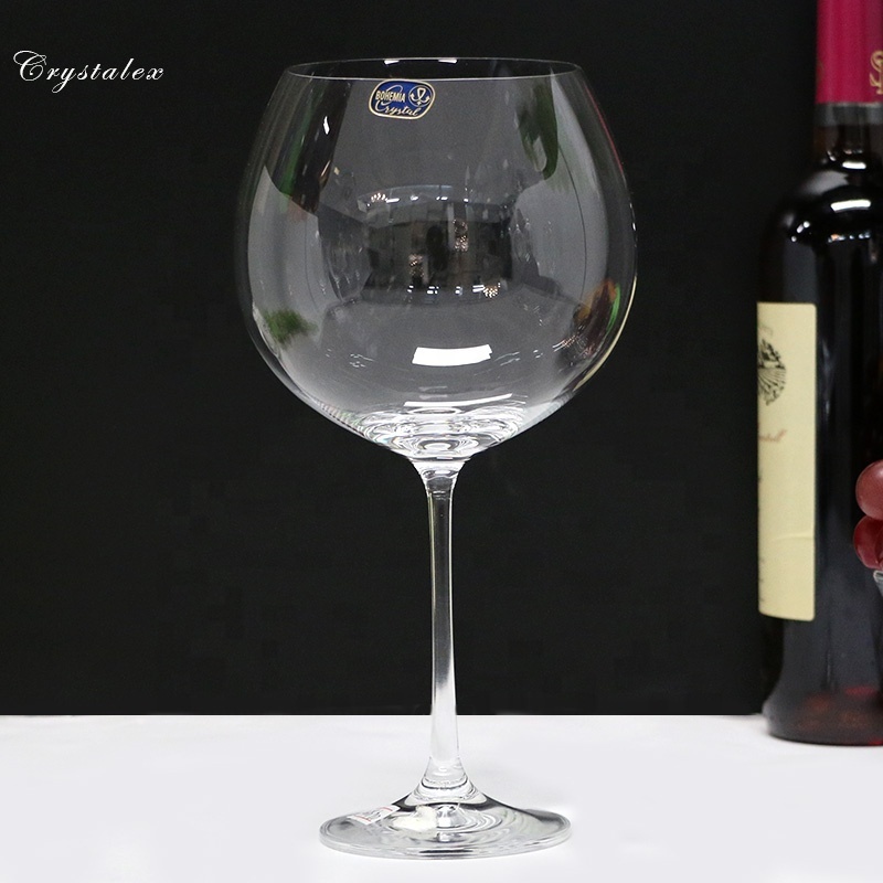 High quality Handmade Lead Free Crystal Glass Clear Wine Glass Drinking Red Wine Glass Goblet