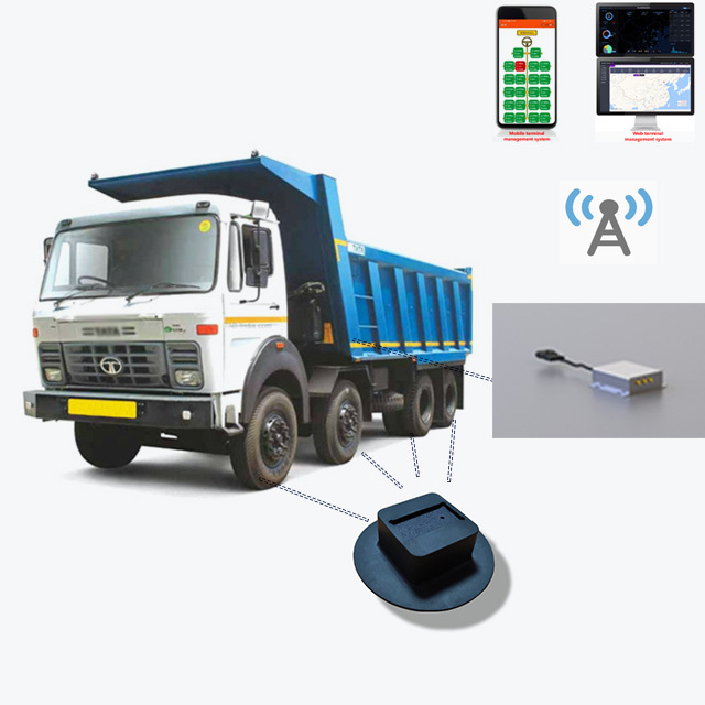 Tyre Pressure Monitoring System for Trucks Fleet Management system Tire Wall Mounted Tire Pressure Sensor engineering vehicles