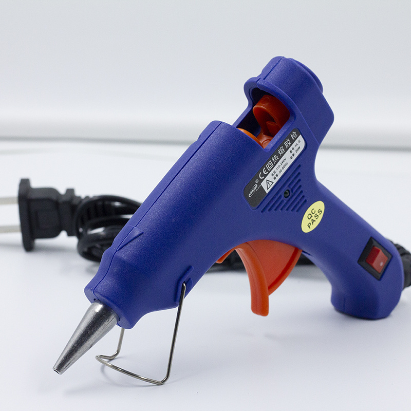 low price hot melt glue gun 20w/40w with switch and temperature control button