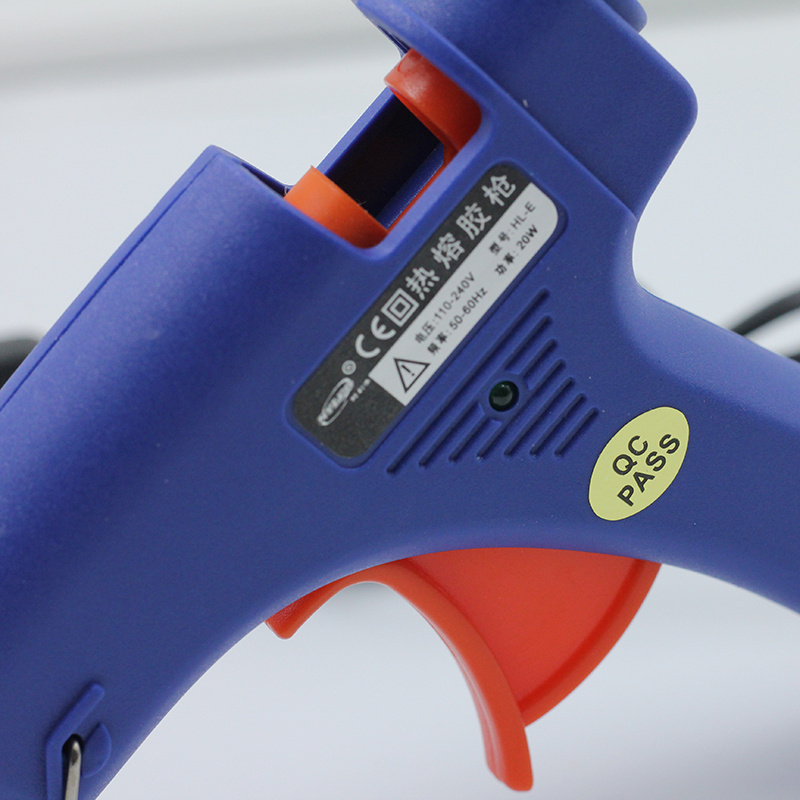 low price hot melt glue gun 20w/40w with switch and temperature control button