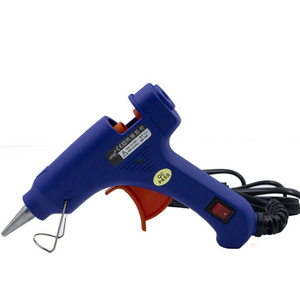 low price hot melt glue gun 20w/40w with switch and temperature control button