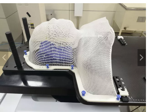 Thermoplastic radiotherapy immobilization Radiotherapy mask Reinforced Head-Neck-Shoulder mask for Linear Accelerator