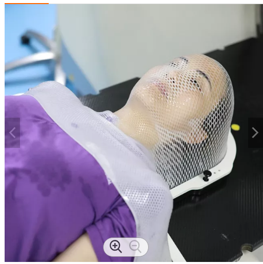 Thermoplastic radiotherapy immobilization Radiotherapy mask Reinforced Head-Neck-Shoulder mask for Linear Accelerator