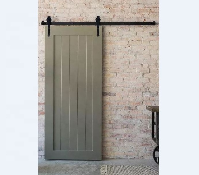 Solid Wood Soundproof Interior Barn Doors Sliding Doors With Hardware Kit