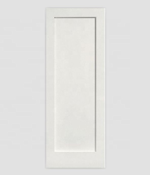 1 panel shaker style white color 24 inch wood doors for room