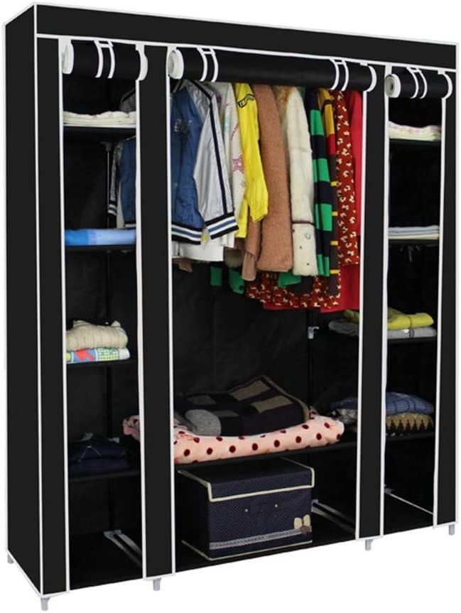 Large wardrobes removable storage detachable portable wardrobes modern design cloth cupboard folding wardrobe for bedroom