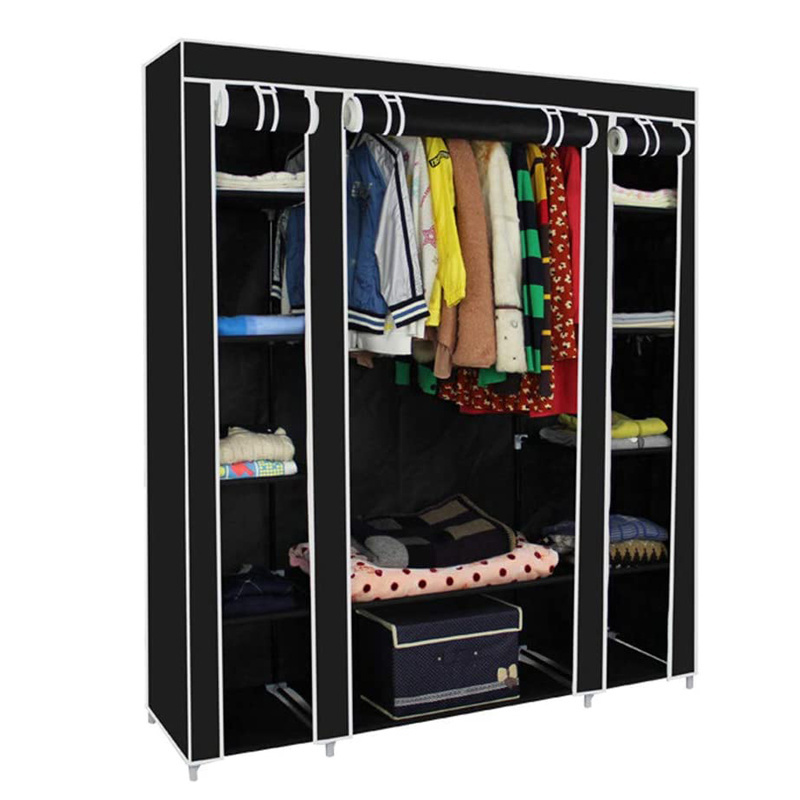 Large wardrobes removable storage detachable portable wardrobes modern design cloth cupboard folding wardrobe for bedroom