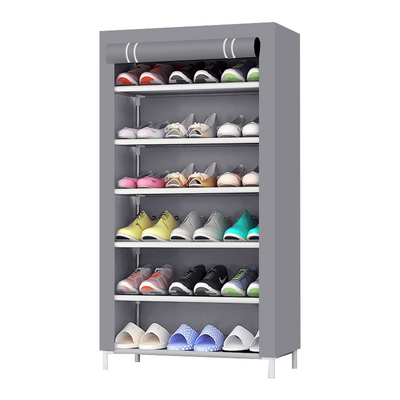 40 Pairs Non-woven Fabric Shoe Tower Organizer Cabinet, Stackable Shoe Rack Storage Shelves