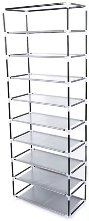 Collapsible Shoe Rack from China Supply 9-Layer Shoe Rack Organizer Living Room Cloth Shoe Rack Entrance