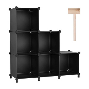 Wholesale Price Rack Cube Storage Box Diy Closet Modular Plastic Storage Racks And Shelves