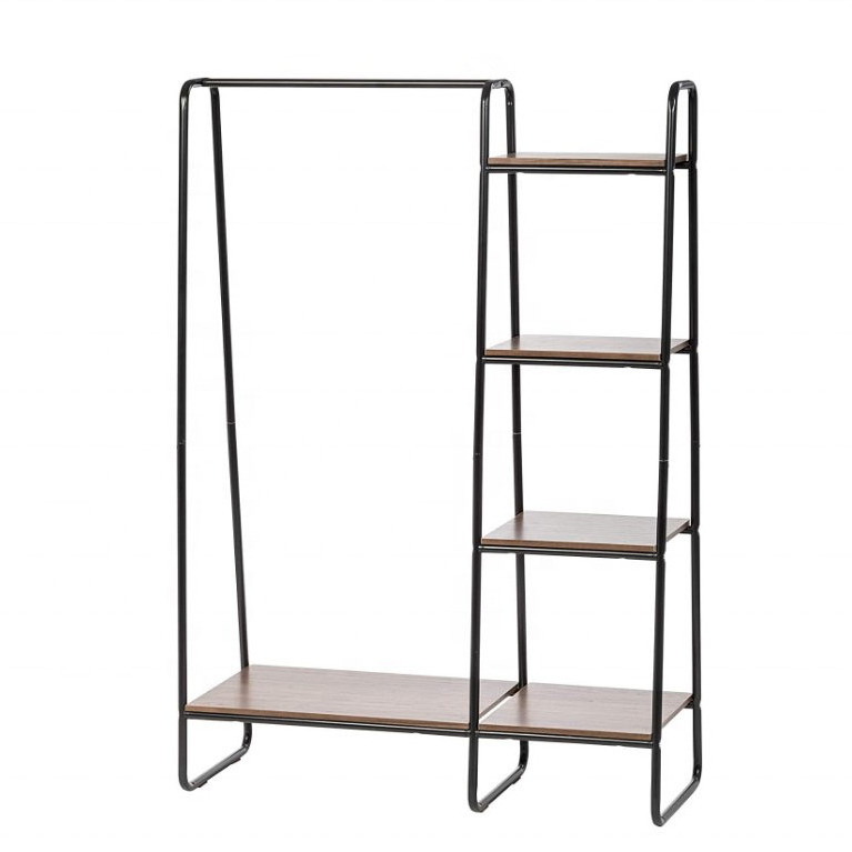 China Supplier Wardrobe Clothes Organizer Wood Shelves Metal Wardrobe For Baby Clothes