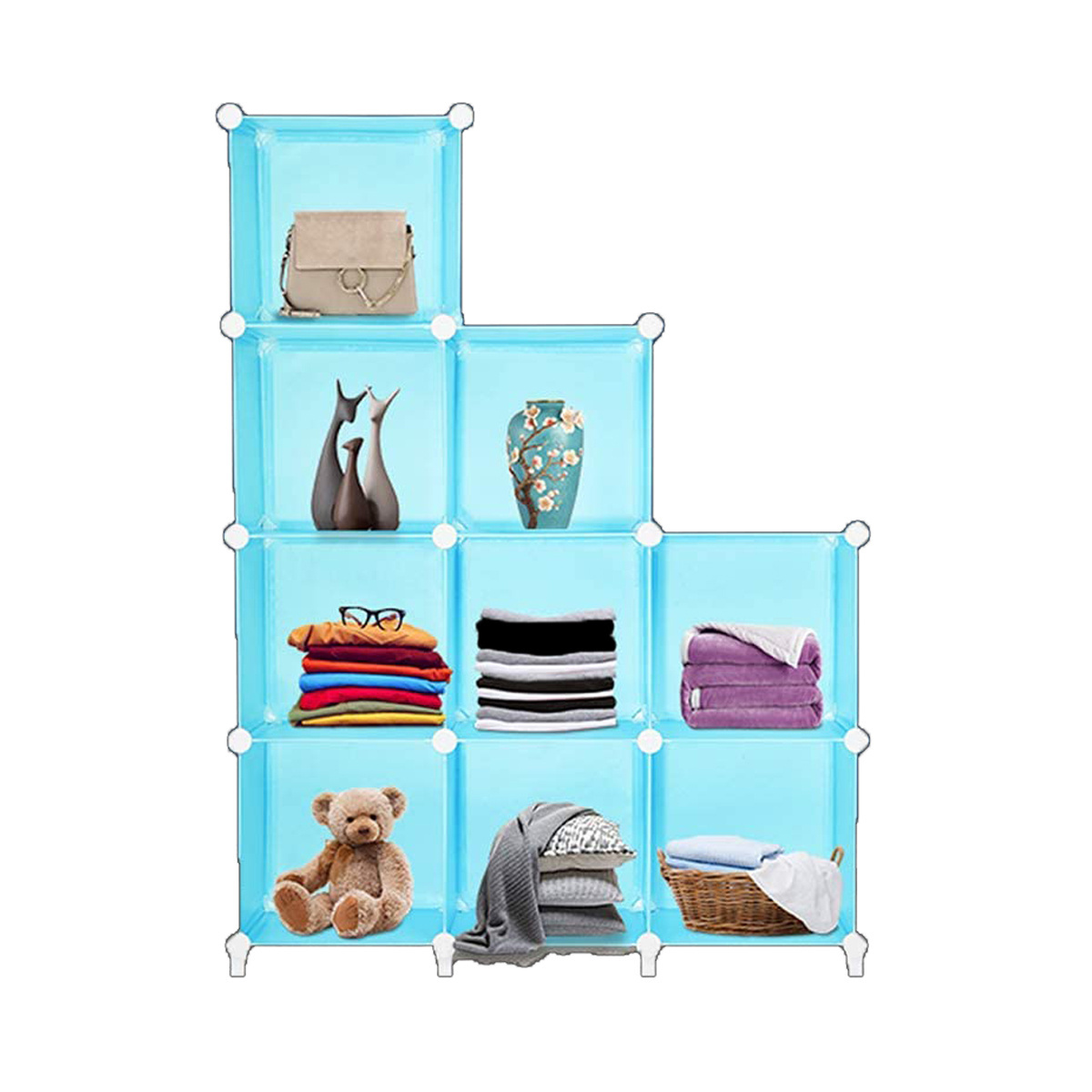 Cheap Price Free Wooden Melamine Multi Combination Stackable Cube Bookcase,Bookshelf,Book Shelf