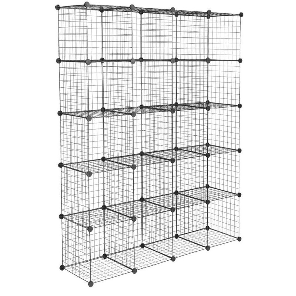 Factory Directly Sale Storage Racks Shelving Units Living Room Iron Black Cube Storage Racks