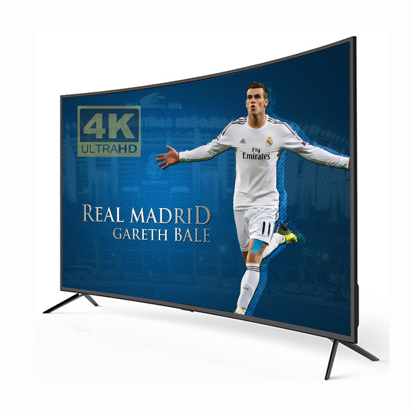 Full HD Televisions With WIFI Led TVs From China Led Television curved 4K Smart TV 55  inch with HD FHD UHD Normal LED TV