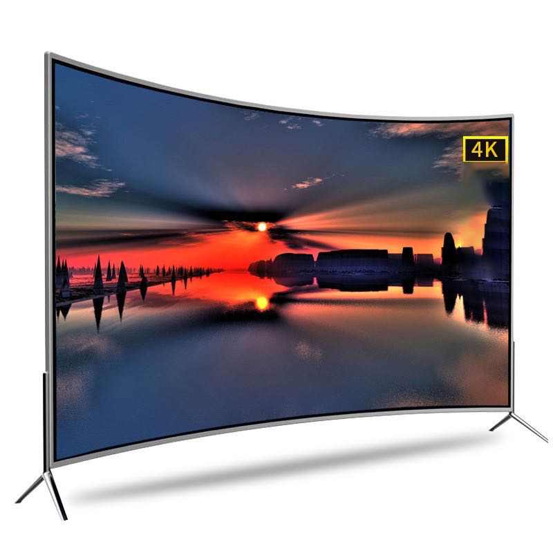 Full HD Televisions With WIFI Led TVs From China Led Television curved 4K Smart TV 55  inch with HD FHD UHD Normal LED TV