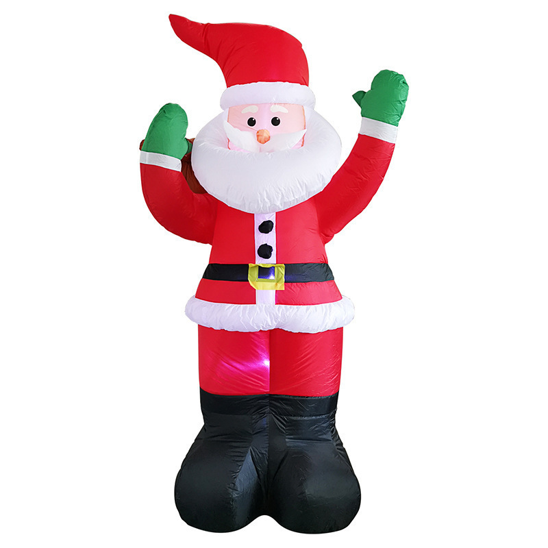 Outdoor 1.2m inflatable christmas decoration tree,snowman,santa claus and deer shape for christmas decorations