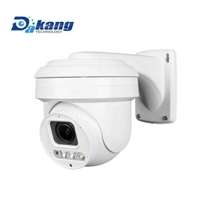 Dakang Two way audio dual light 5X Zoom  8MP POE Turret PTZ IP Camera