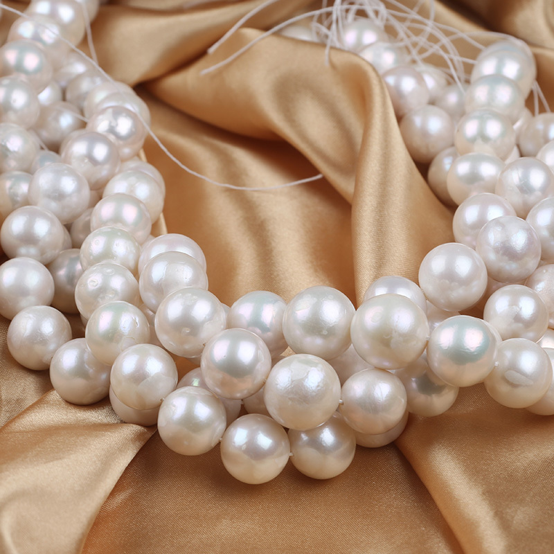 Natural Pearls Wholesale Big Size 12-16mm Edison Round Freshwater Pearl Strands For Jewelry Making