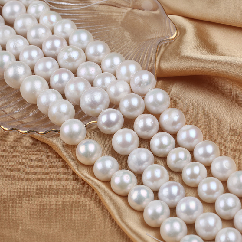 Natural Pearls Wholesale Big Size 12-16mm Edison Round Freshwater Pearl Strands For Jewelry Making