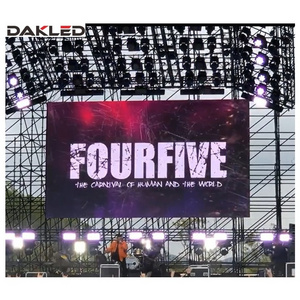 P1.9 P2.6 P3.9 Full Black Turnkey Led Video Wall P4.8 P6 Outdoor Indoor Curve Rental Display Stage Backdrop Screen Panel