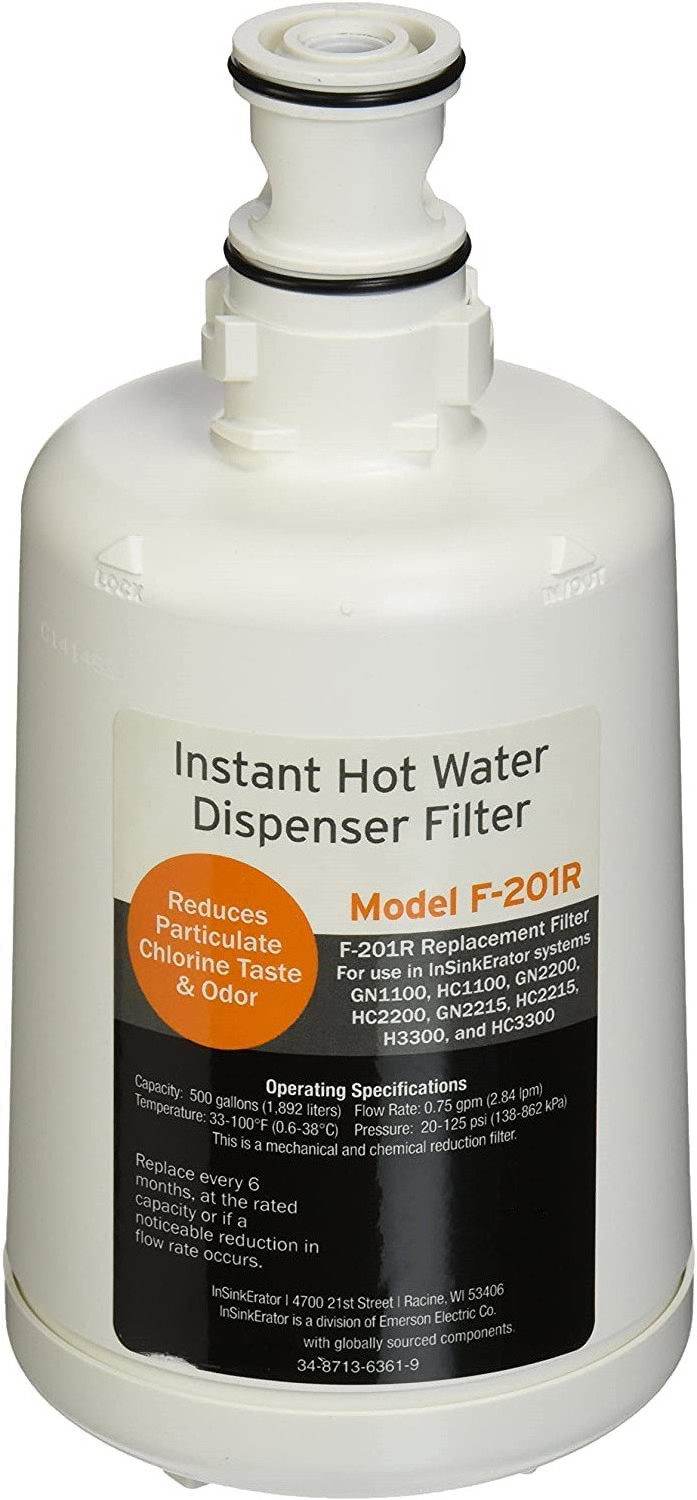 F-201R replacement water filter cartridge for Hot water filter