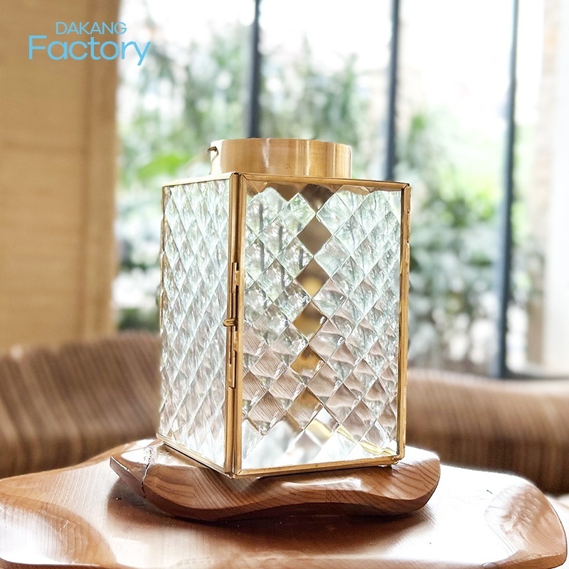 crystal candelabra wedding centerpieces candlestick holder lanterns geometric candle holder glass decoration pieces for home