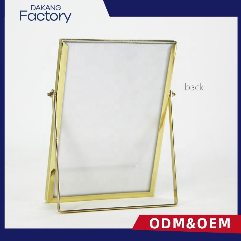 Dakang Table Plating 4X6 American Classic Photo Frame Painting Gold Frame Metal Picture Frame