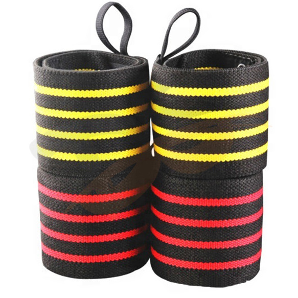 Weightlifting Elastic Wrist Wraps Straps Support For Gym Workout