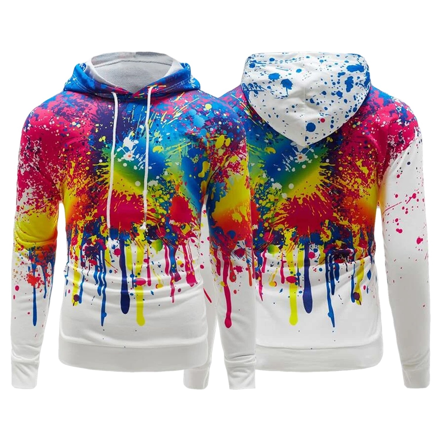 3D printed unisex oversized breathable plus size 100% polyester custom sublimation hoodies