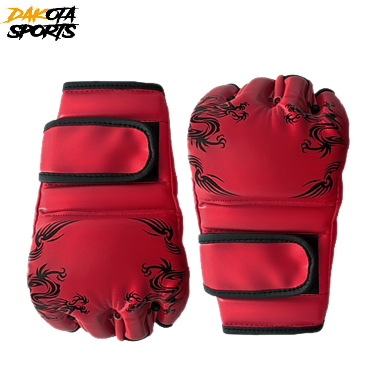 Boxing MMA Gloves Grappling Punching Bag Training Martial Arts Sparring