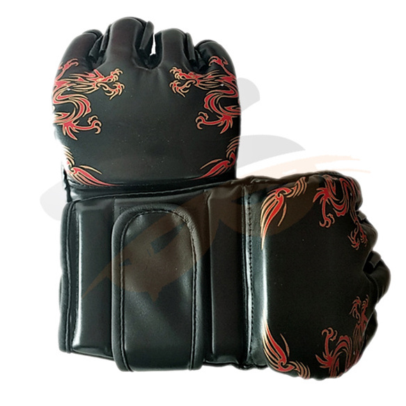 Boxing MMA Gloves Grappling Punching Bag Training Martial Arts Sparring