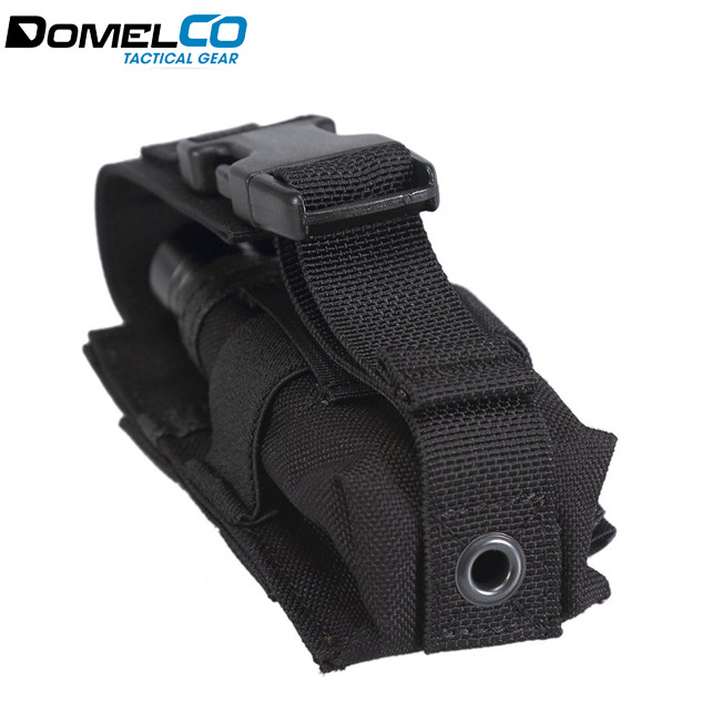 outdoor hunting survival nylon molle flashlight pouch