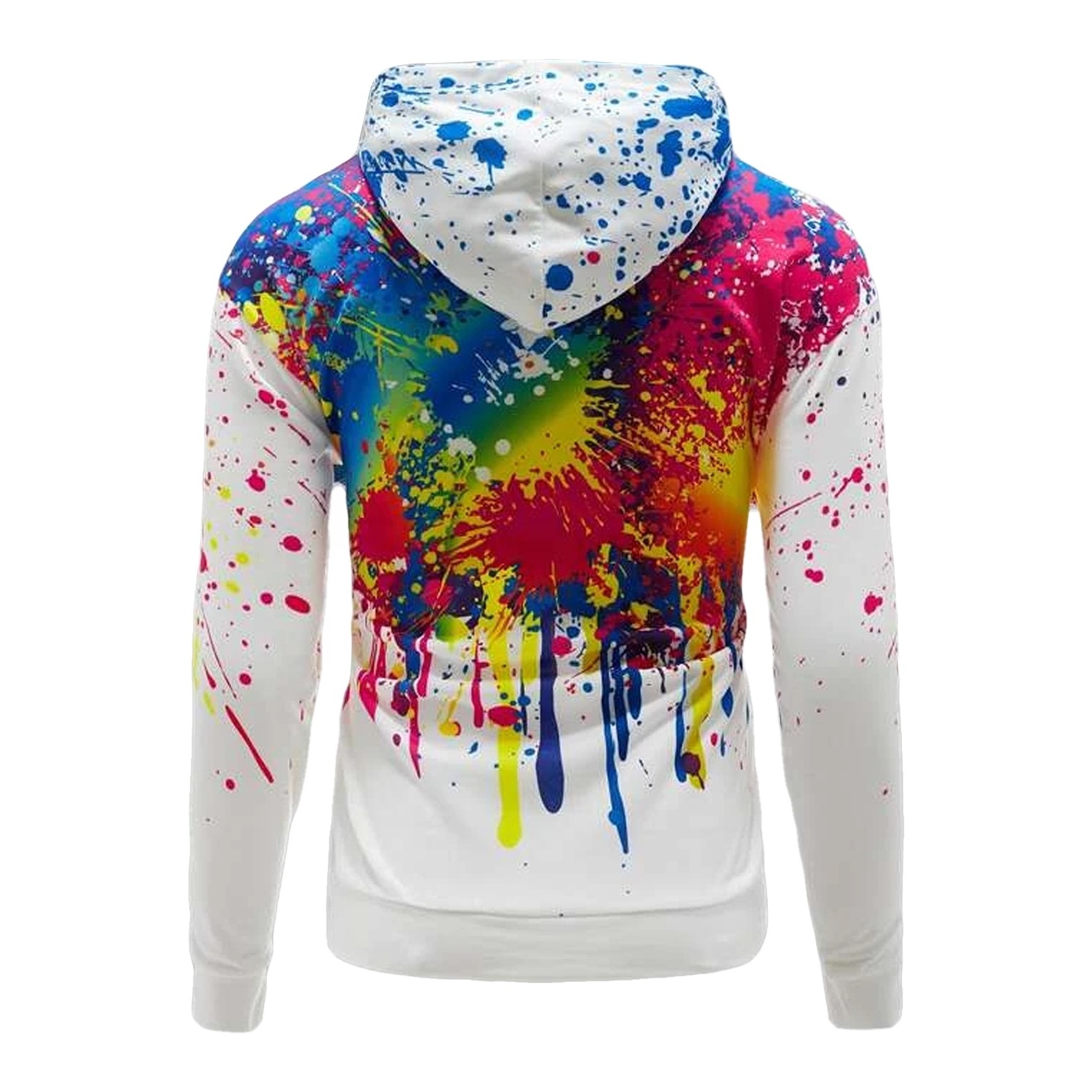 3D printed unisex oversized breathable plus size 100% polyester custom sublimation hoodies