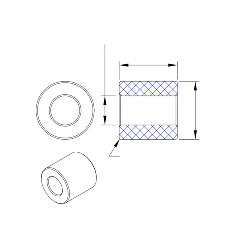 Threaded and Non Threaded Aluminum Spacer