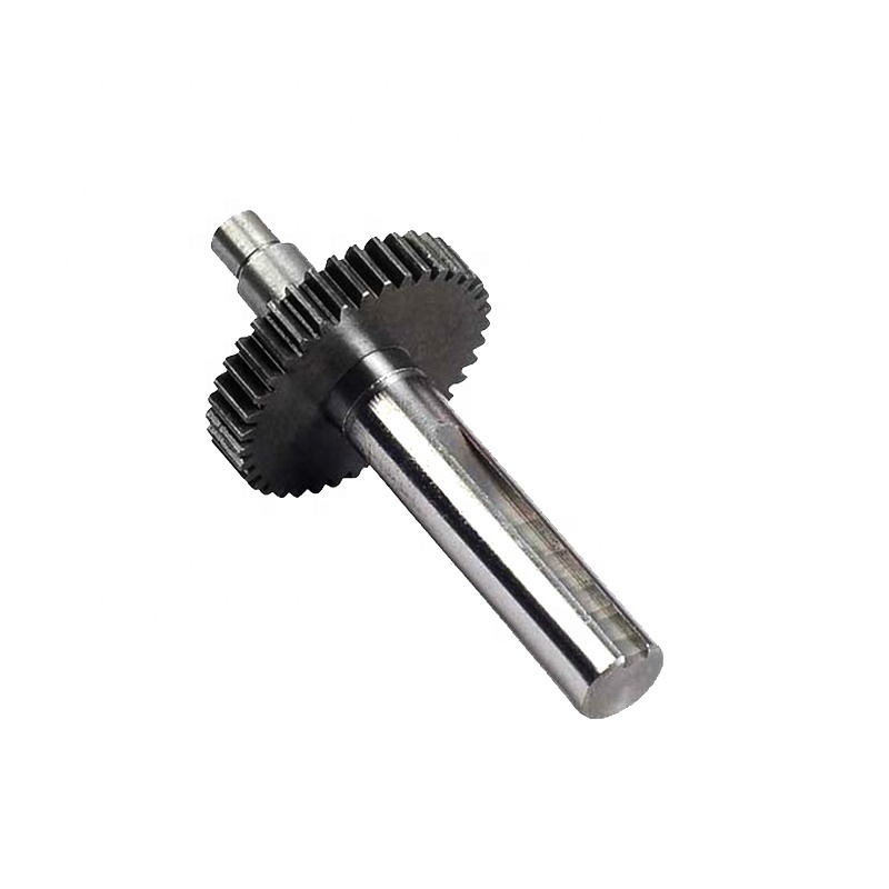 Shenzhen High Precision Mechanical Motor Shaft Tail Pinion Gear and Shaft