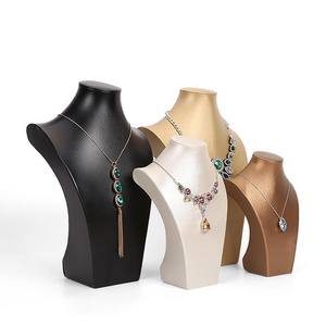 Modern Mannequin Desktop Necklace Jewelry Display Stand For Jewelry Presentation